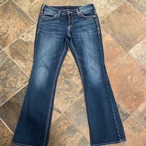 Like new Silver Bootcut Jeans.